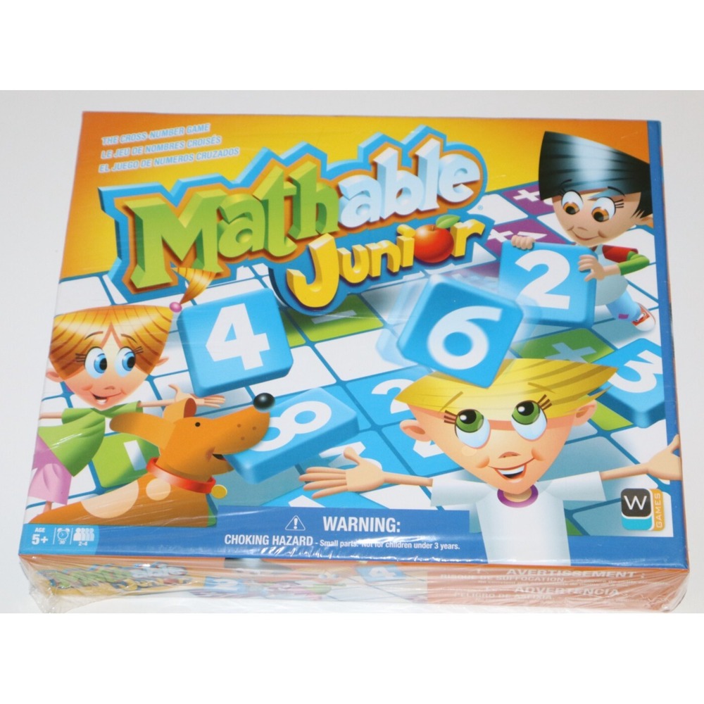 MATHABLE JUNIOR Educational Math Board Game Ages 5+ Wooky Entertainment NEW